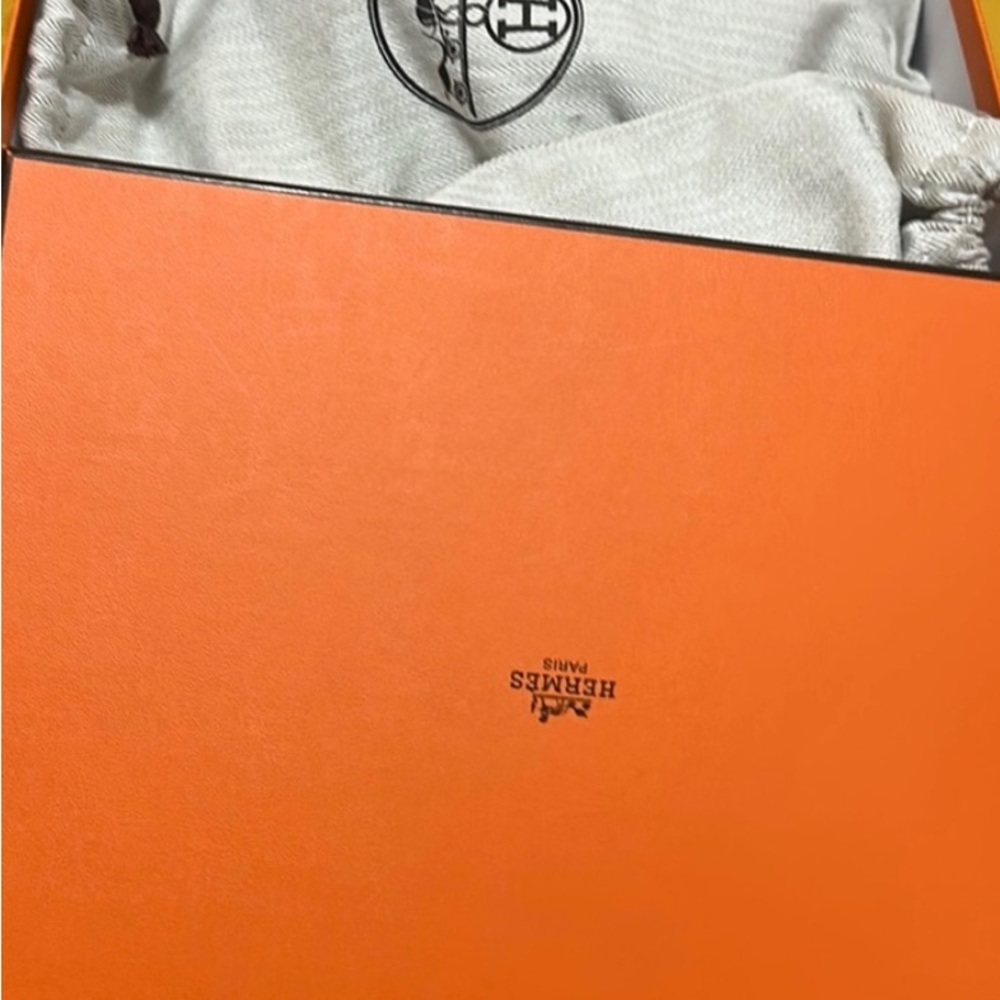 Hermes Box, Ribbon and 2 Shoe Dust Bags